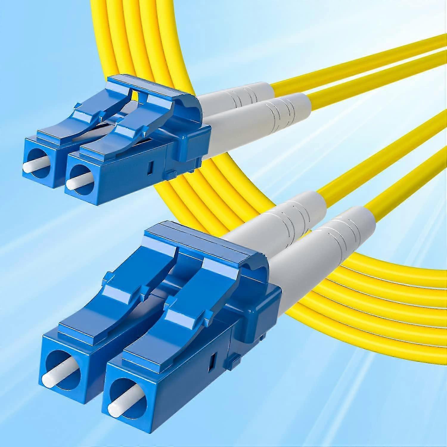 Lc-lc Smf Duplex Fiber Optic Patch Cable, 1-meter(3.3-ft)