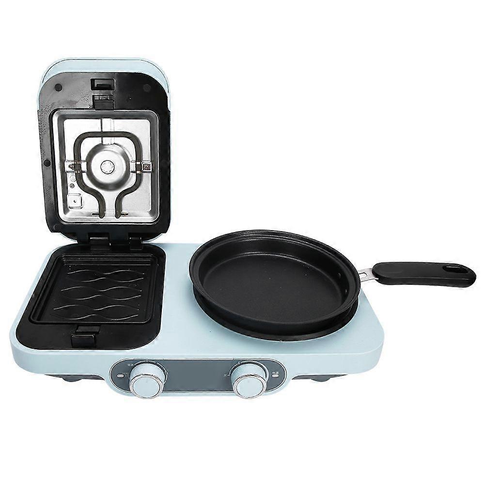 Blue Sandwich Breakfast Making Machine Multifunctional Waffle Maker