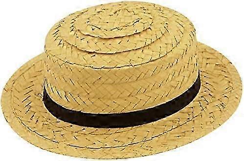 Boater Hat, Summer Hat, Straw