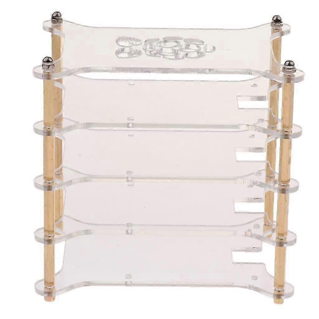 Case 4 Layer Case Enclosure for Raspberry Pi 3/2 Model B & B+ Stack  YTQ
