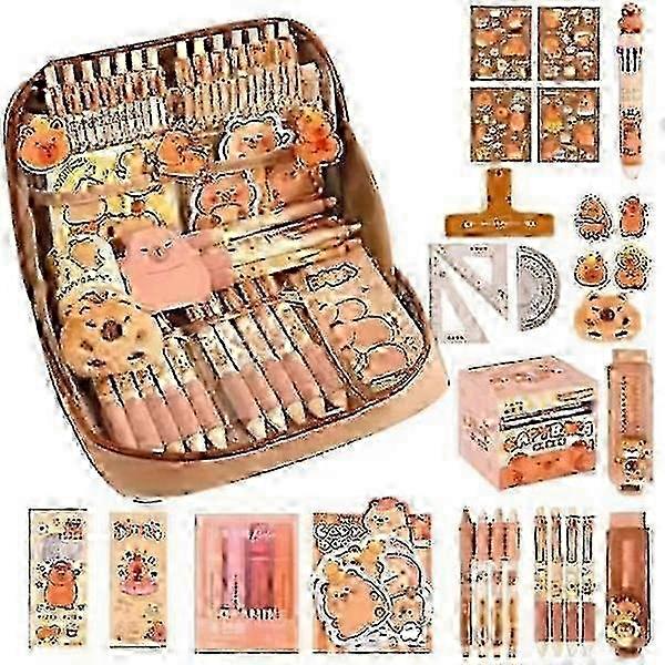 Capybara Gel Pen Pencil Case Set