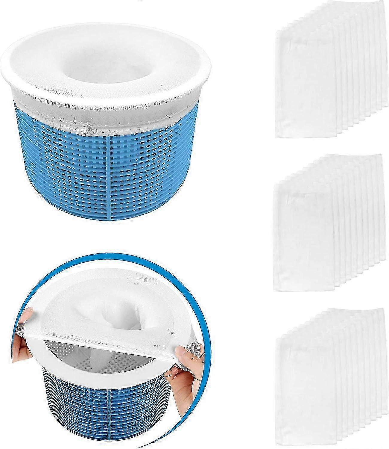 30-Pack Fine Mesh Skimmer Filter Socks