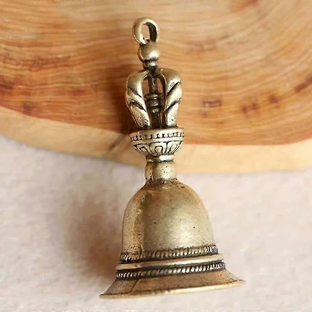 Solid Brass Vintage Jingle Bell Garden Chime