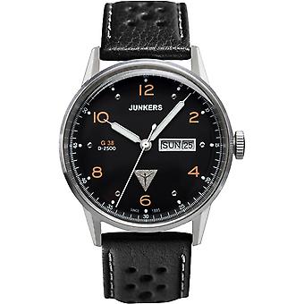 Junkers g38 Quartz Analog Man Watch with Cowhide Bracelet 6944-5