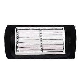 Wristband Playbook Football Wrist Coach Triple Window View Clear PVC Sleeves
