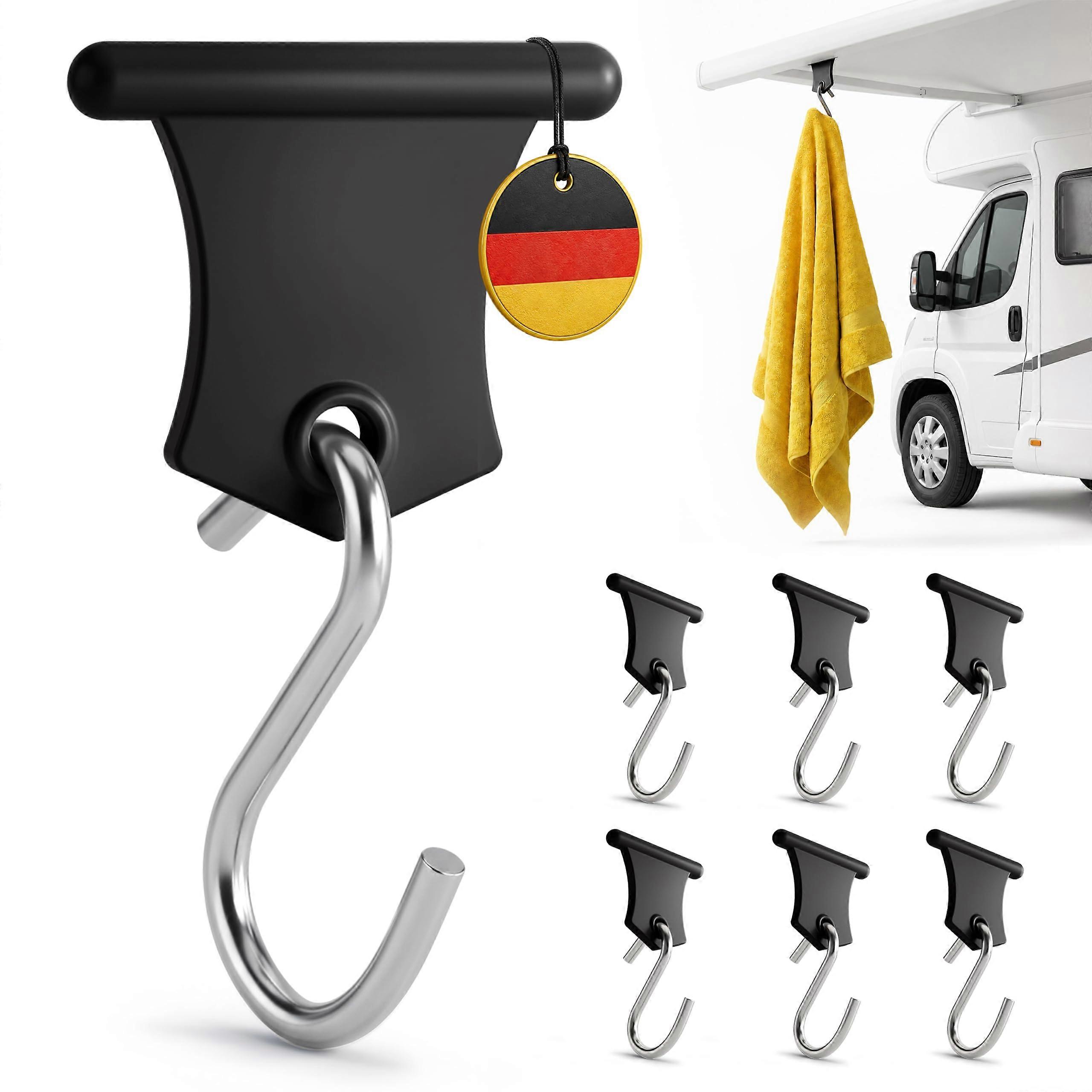 Bieslijsten haken - set van 6