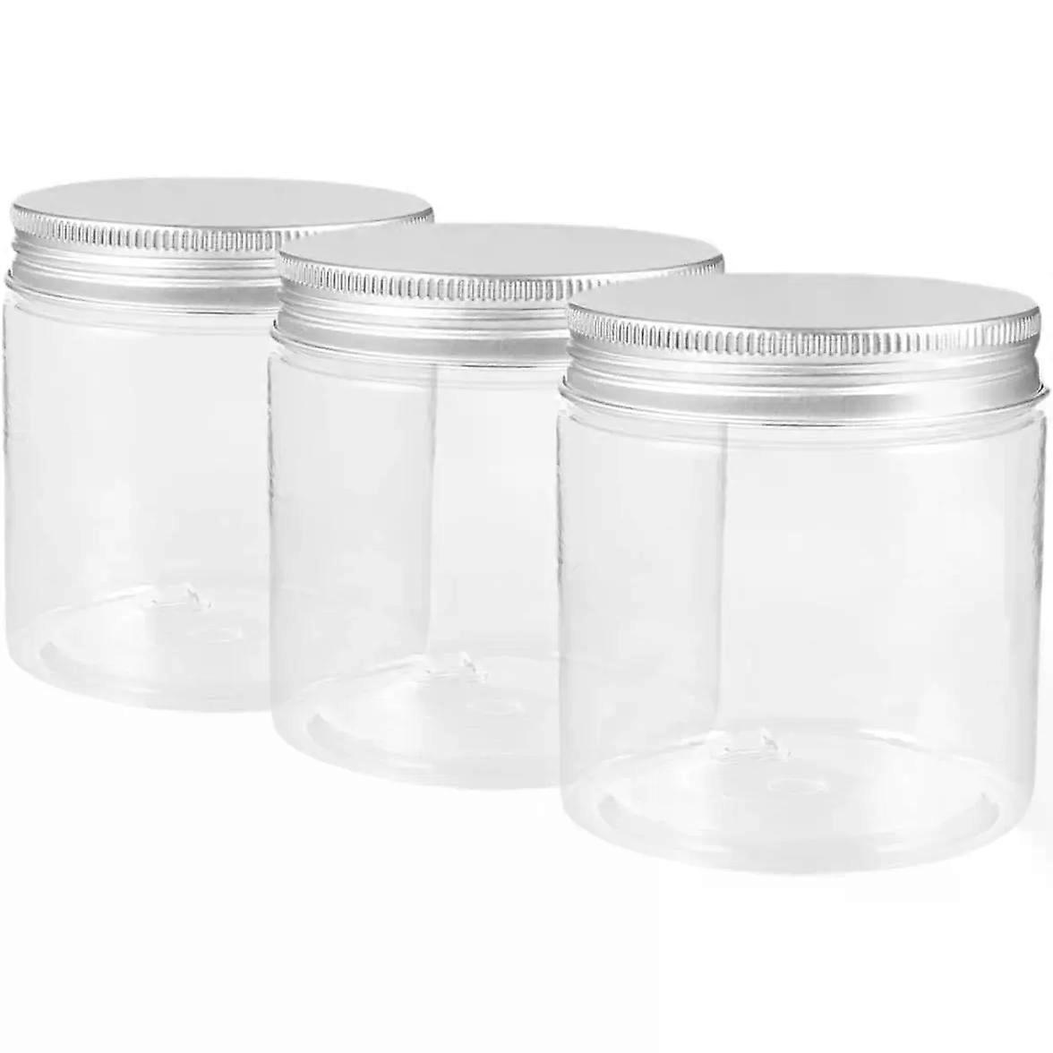 Mini Mason Jars 250ml Set, 3pcs Aluminium Lids