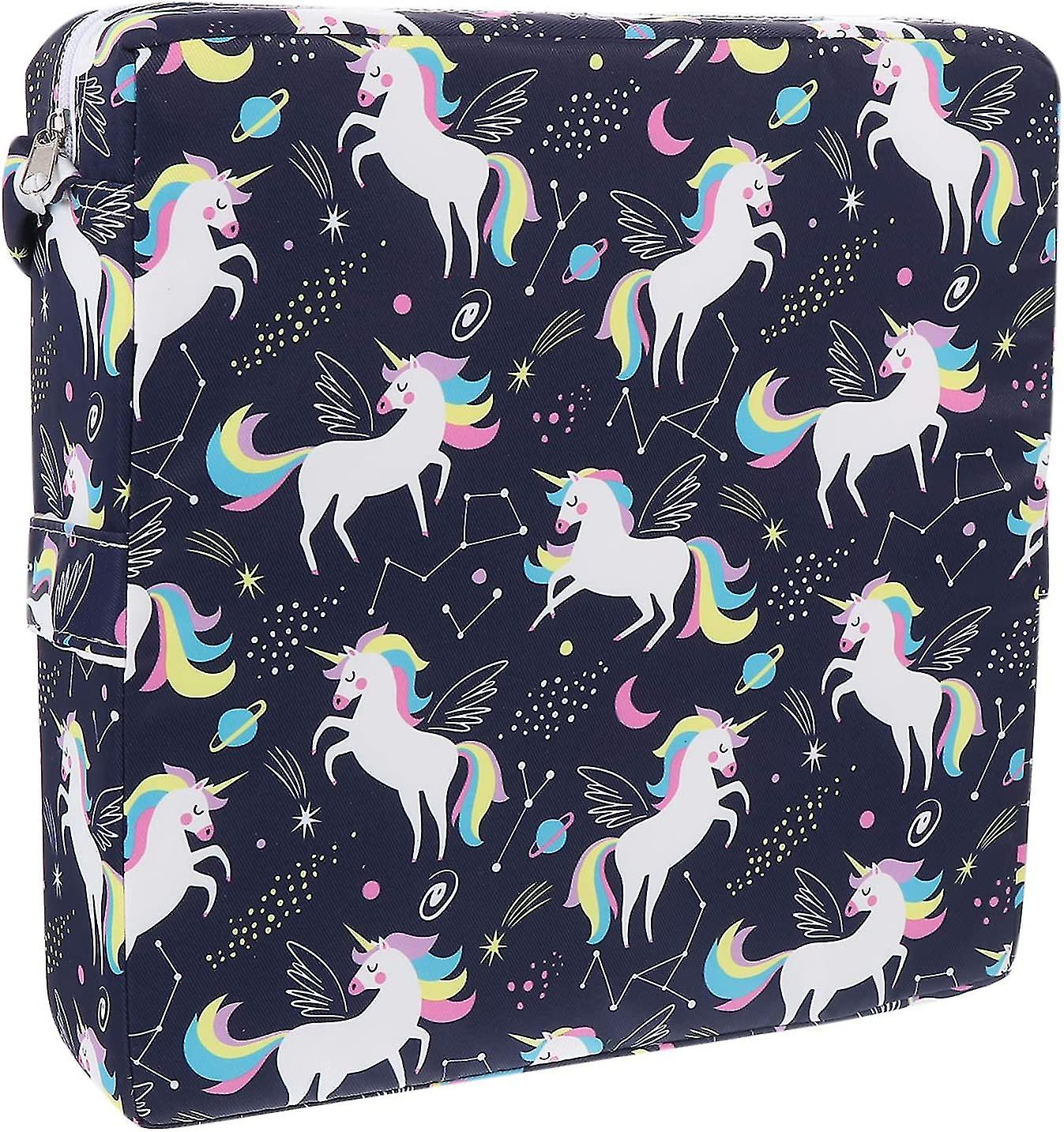 幼児ブースターシートダイニングユニコーンキッズブースターシートダイニングポータブルトラベル増加クッション用