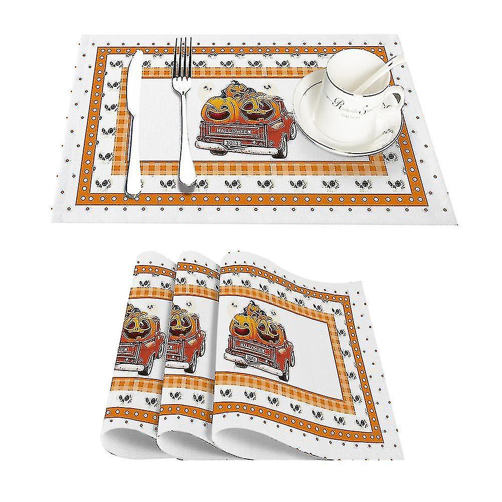 Thanksgiving Placemats, Holiday Decorative Dining Tablemats