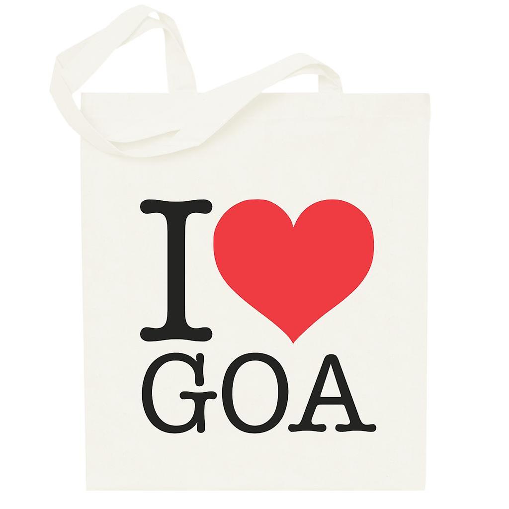 Beach Destinations I Love Goa Totebag
