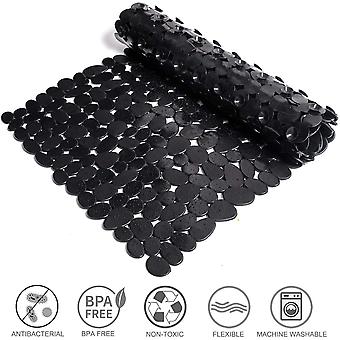 Tapis De Bain Antidérapant Transparent - 88 X 39 Cm, Avec Ventouses - Lavable Machine, Sans Moisissure, Sans BPA - 5