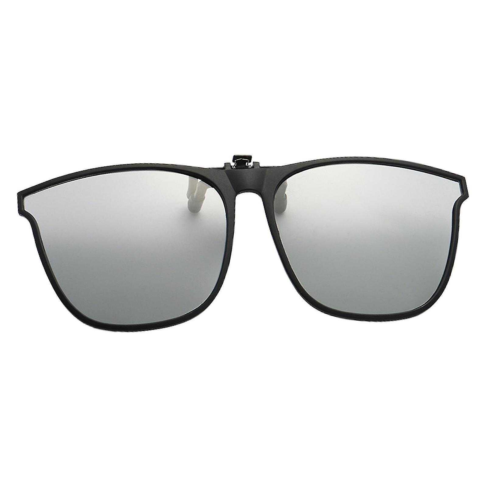 Polariserte Clip-on Flip Up solbriller UV400 Linser Reversibel polarisert Clip-R