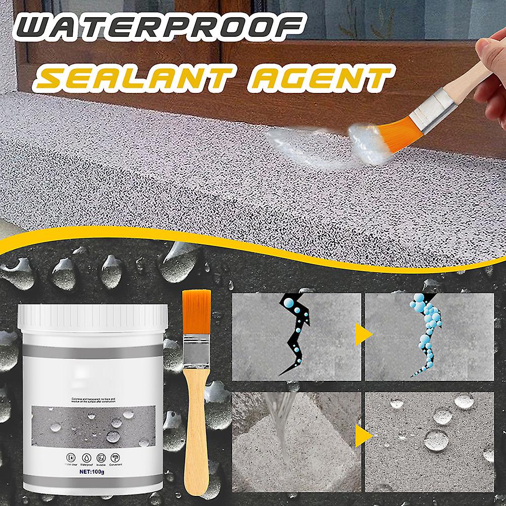 Liquid Rubber Waterproof Sealant Multi Surface Leak Repair Indoor And