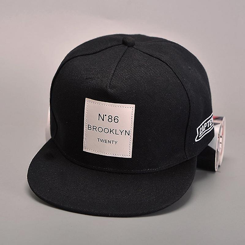 New Women Men Brooklyn Letters Solid Color Patch Baseball Cap Hip Hop Caps