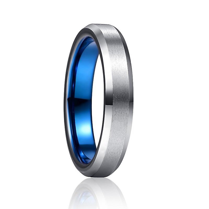 4mm Width Men's Tungsten Carbide Steel Ring