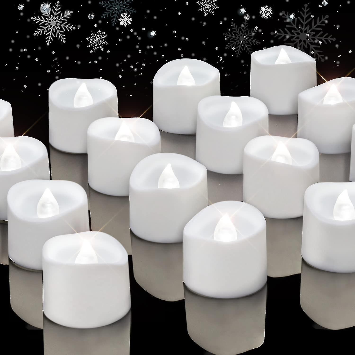 8-pack Battery Tea Lights Bulk, Long-lasting Tea Lights Battery Operated