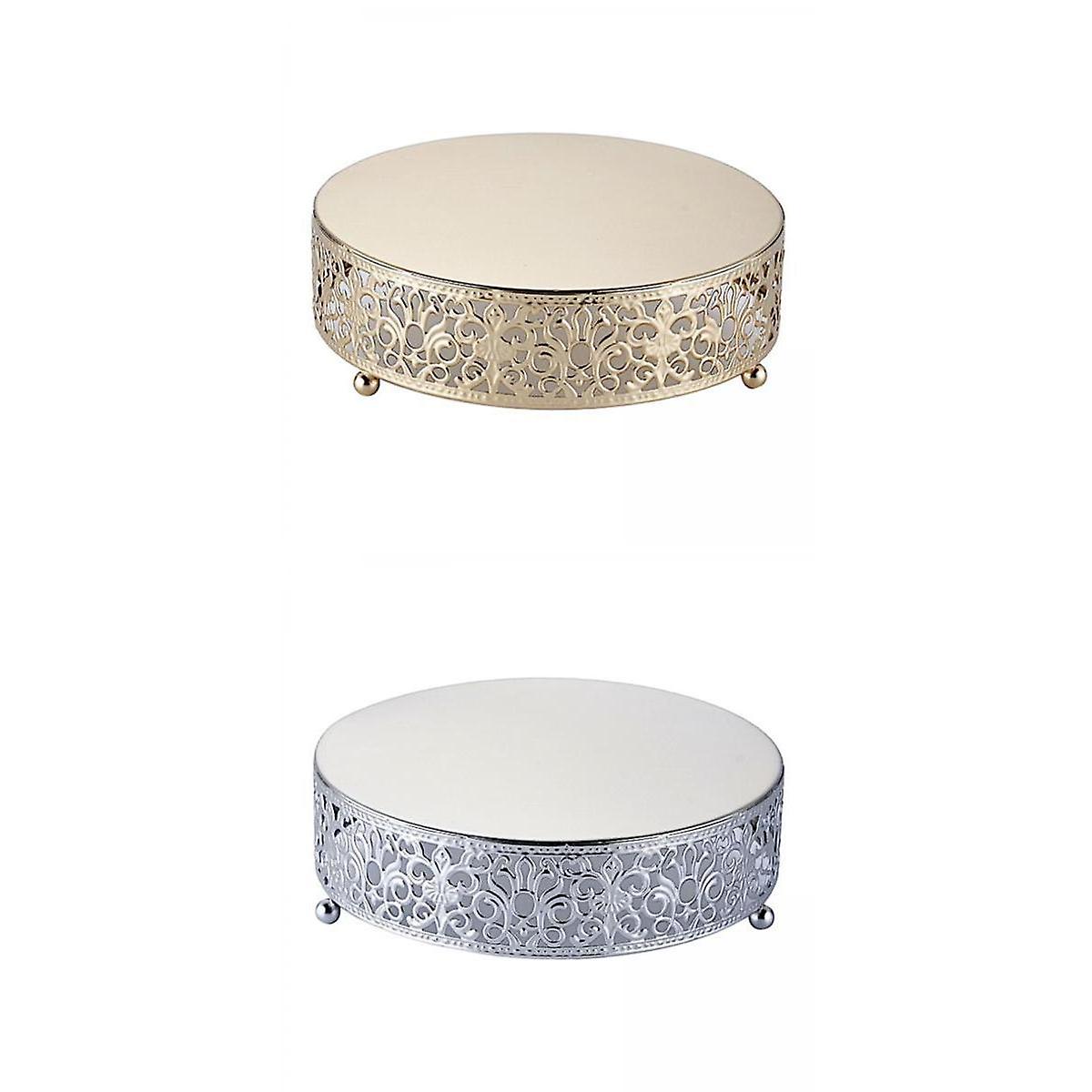 2pcs Dessert Cookies Cupcake Stand Dining Display Serving Plate