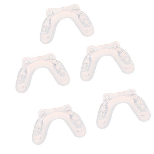 7x5 Pair Siliconw Eyeglass Nose Pads Sunglasses Repair Kit Connecting Frosted