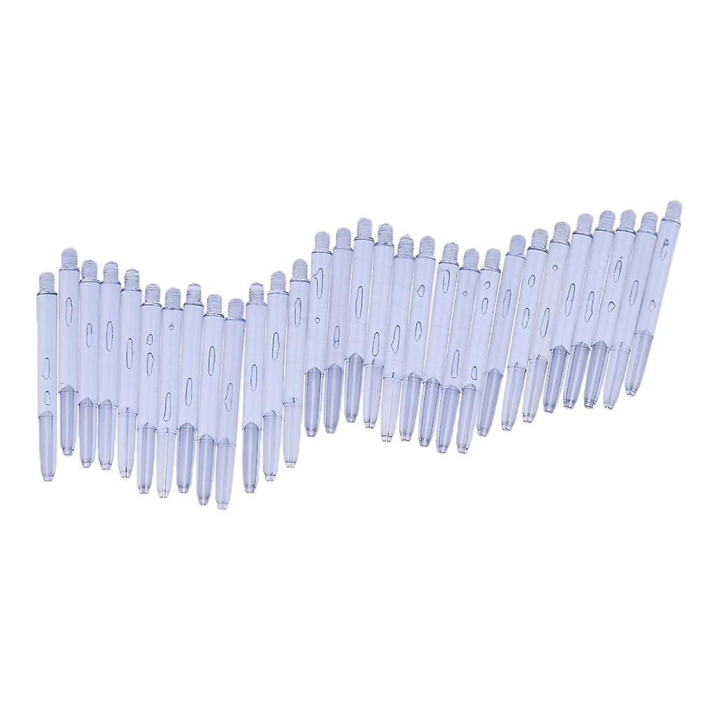 30 Pieces Premium Universal Plastic 2BA Dart Shafts Replacement Dart Stems