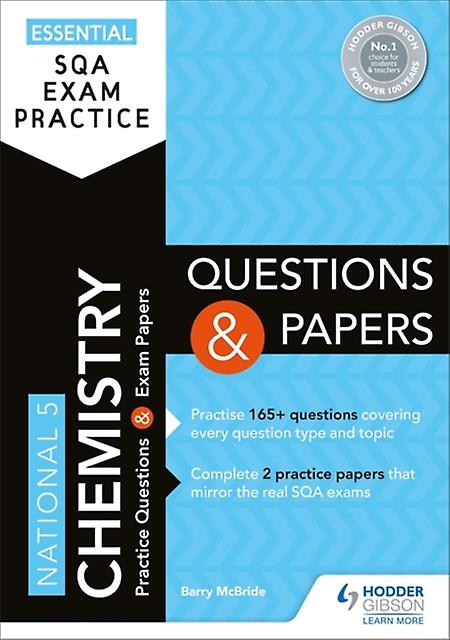 Essential Sqa Exam Practice National 5 kemian kysymystä ja paperia Barry McBride Pehmeäkantinen
