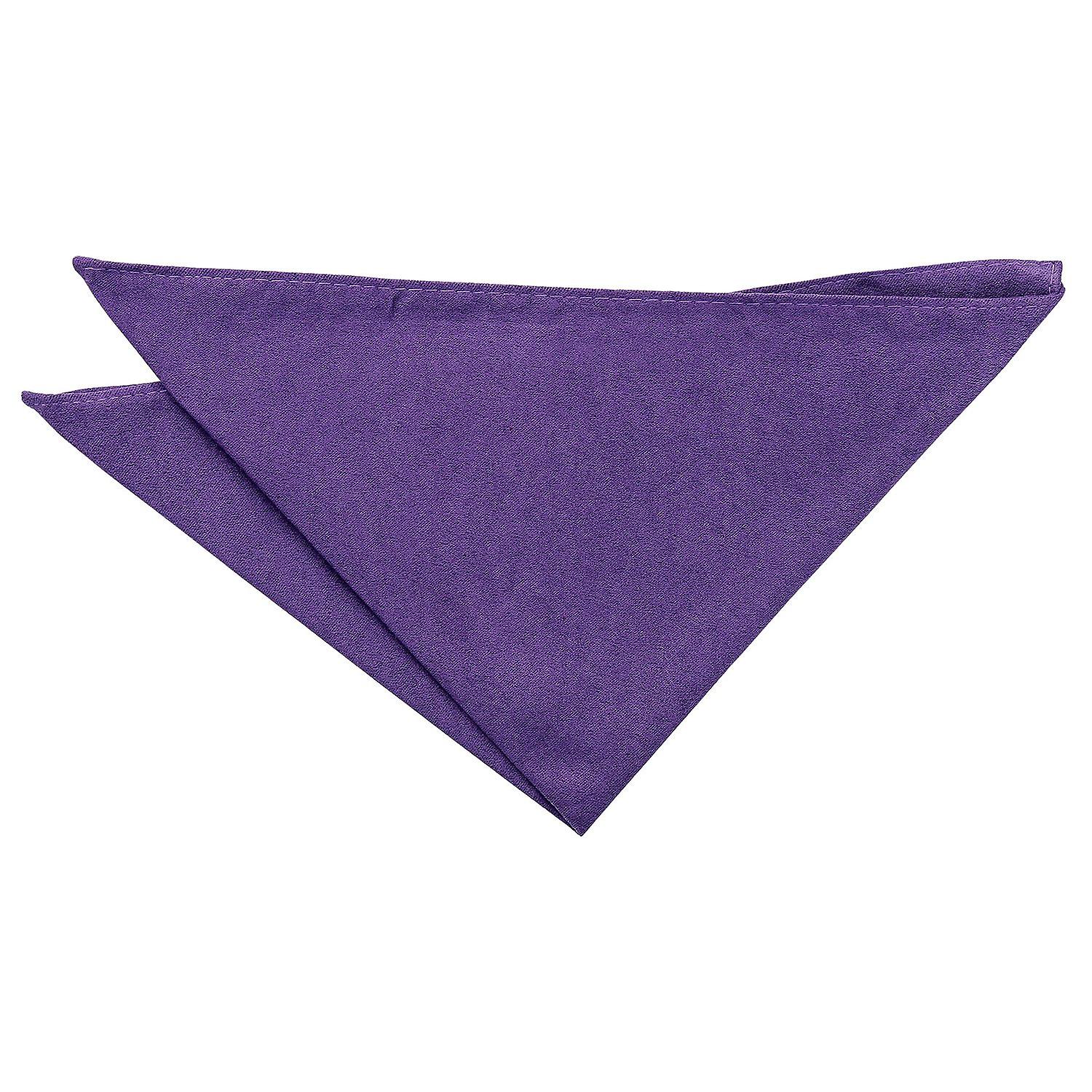Purple Suede Pocket Square