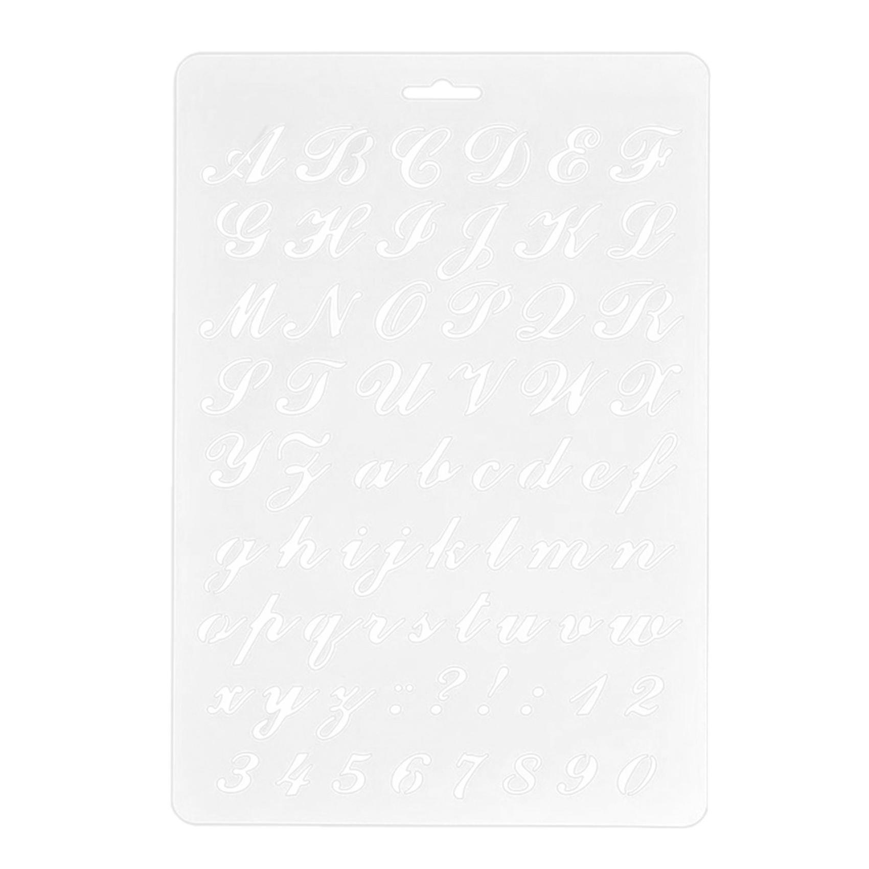 Lettering Stencils, And Number Stencil, Painting Alphabet And Number Stencils (#2)