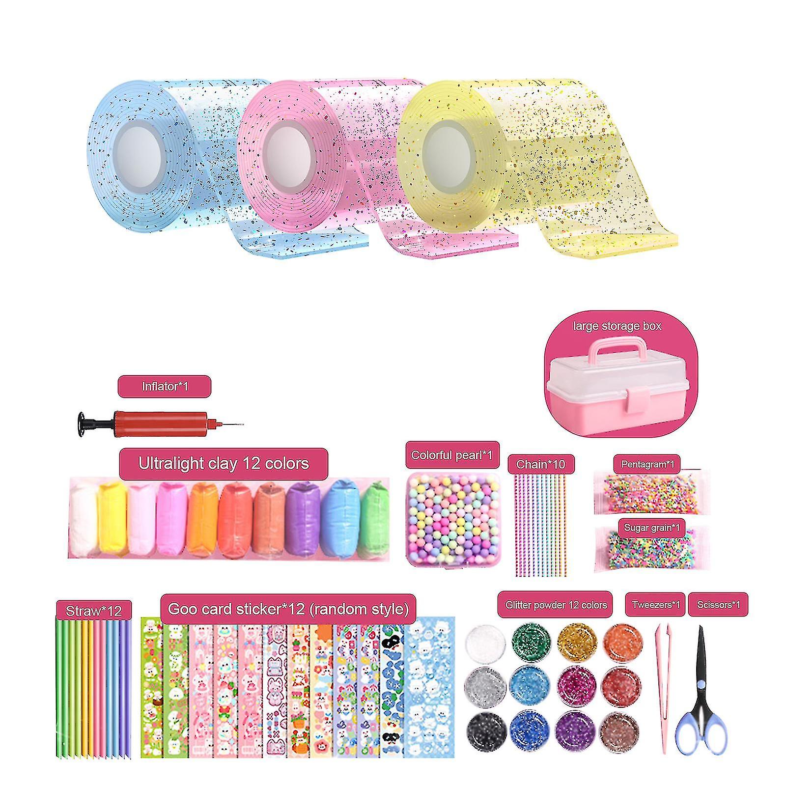 Nano Tape Bubble Kit compatibel met kinderen Met stap-voor-stap video-tutorials, Nano Dubbelzijdige zelfklevende Gel Grip Traceless Tape Nano Magical Tape Bubb