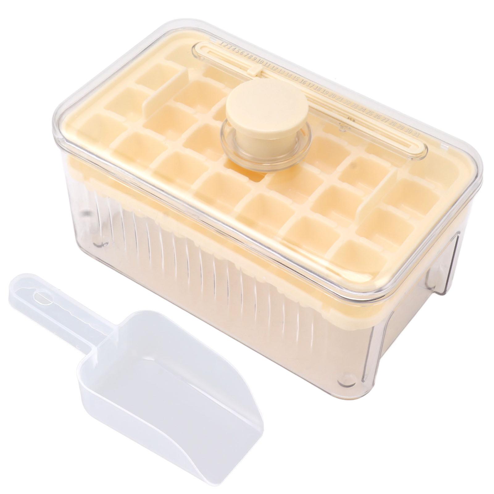 2-Layer ABS/PET Ice Cube Tray for Whiskey & Coffee - Easy DIY Pop Design