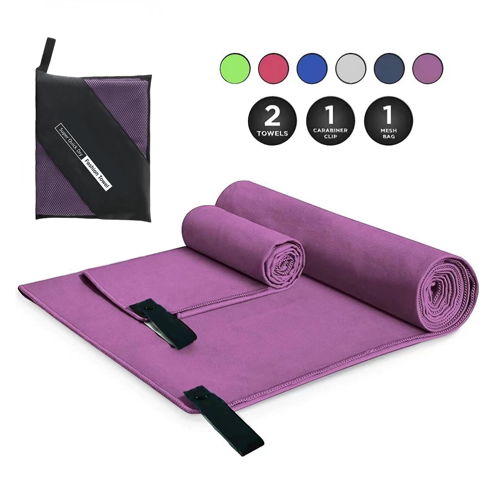 Compact Travel Towel, Quick Dry Microfiber Towel for Gym and Beach Use, Practical Lightweight Towel for Various Activities, Skin Friendly,