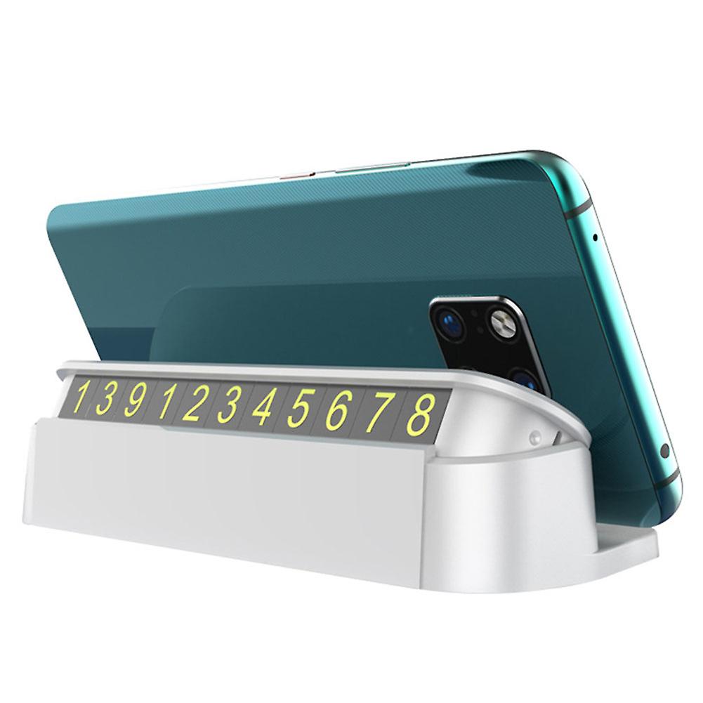 Multi-function Number Plate Mobile Phone Holder Temporary Parking Number Plate