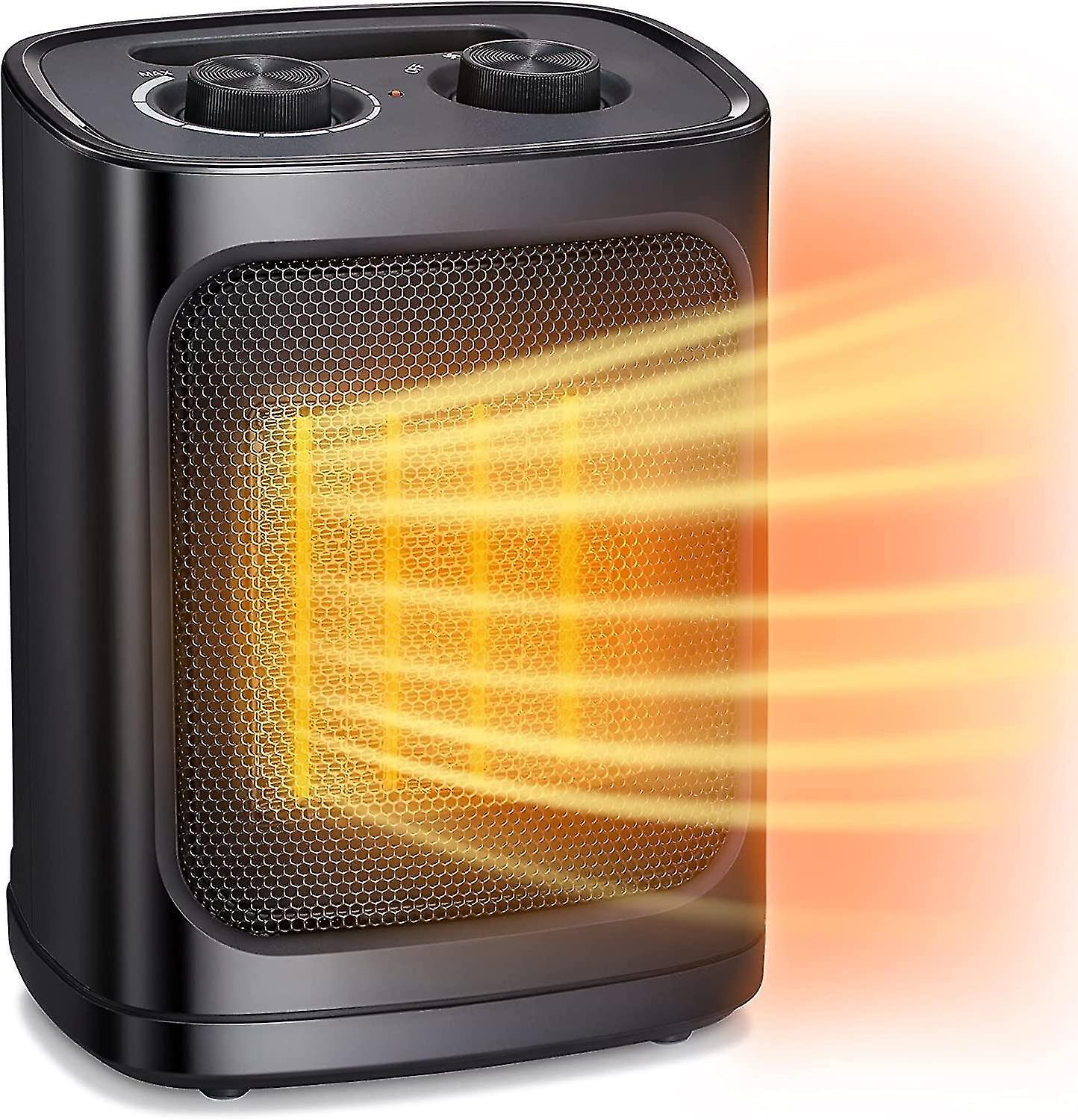 Portable electric heater Ceramic fan Small mini heater