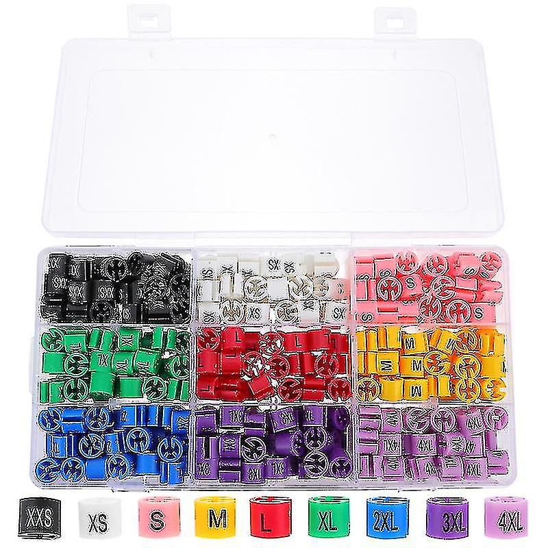 450pcs kleshenger størrelse markører