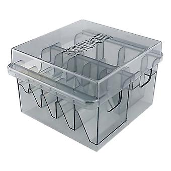 Grid Base Storage Box For 8Pcs Hair Clipper Trimmer Limit Comb Guide Comb Barber Tool For Wahl Guide Combs~10632