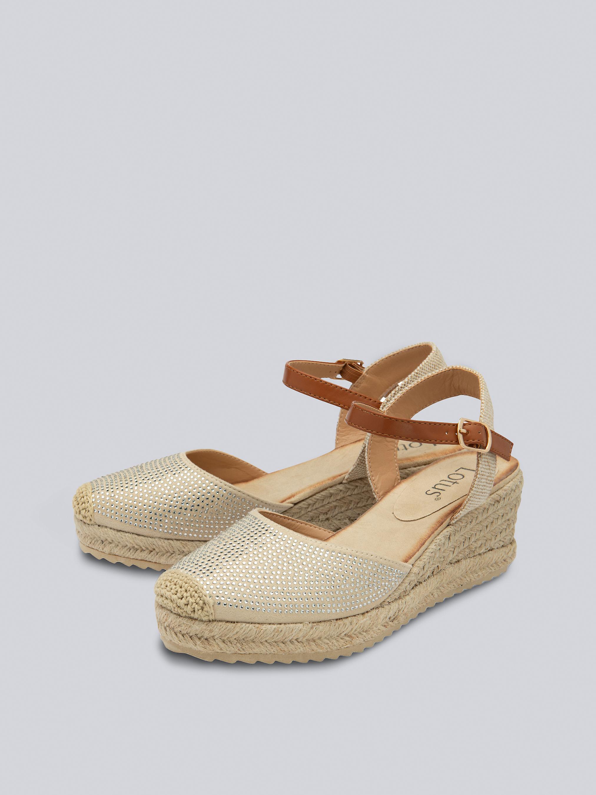 Lotus Bianka Sandals in Beige