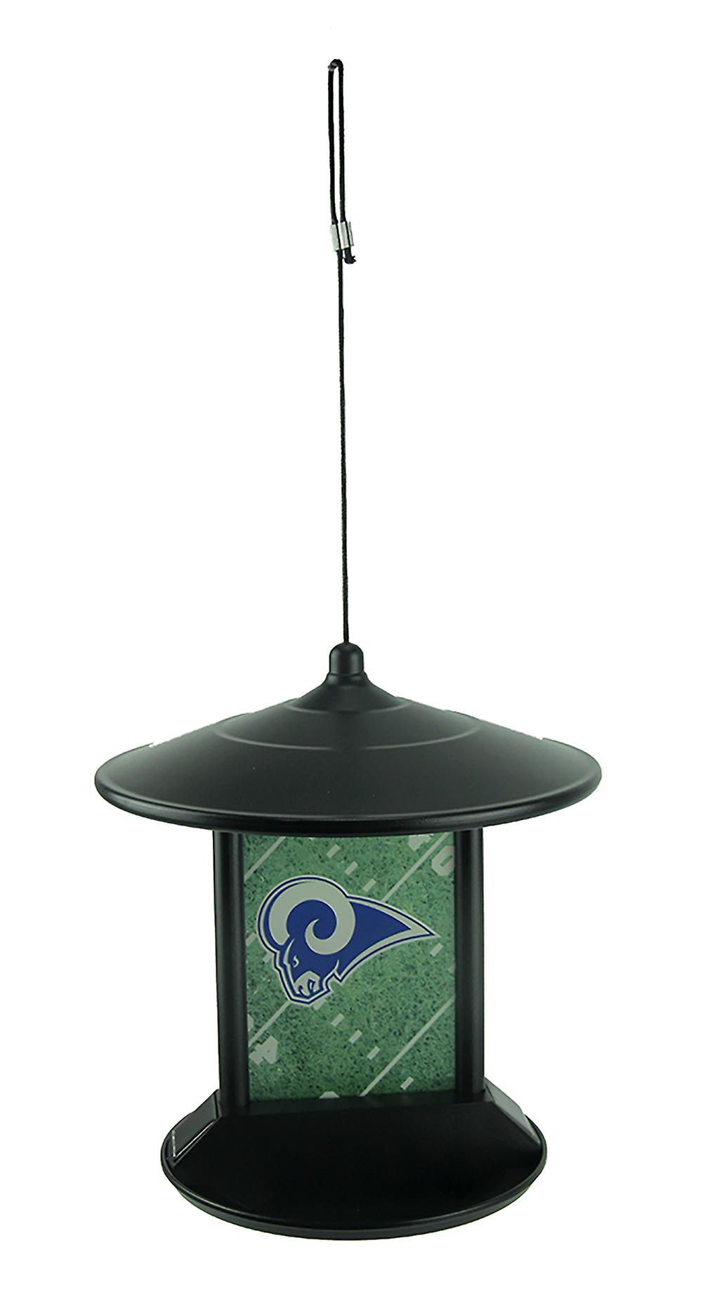 Los Angeles Rams Logo Solar Powered Hanging Birdfeeder