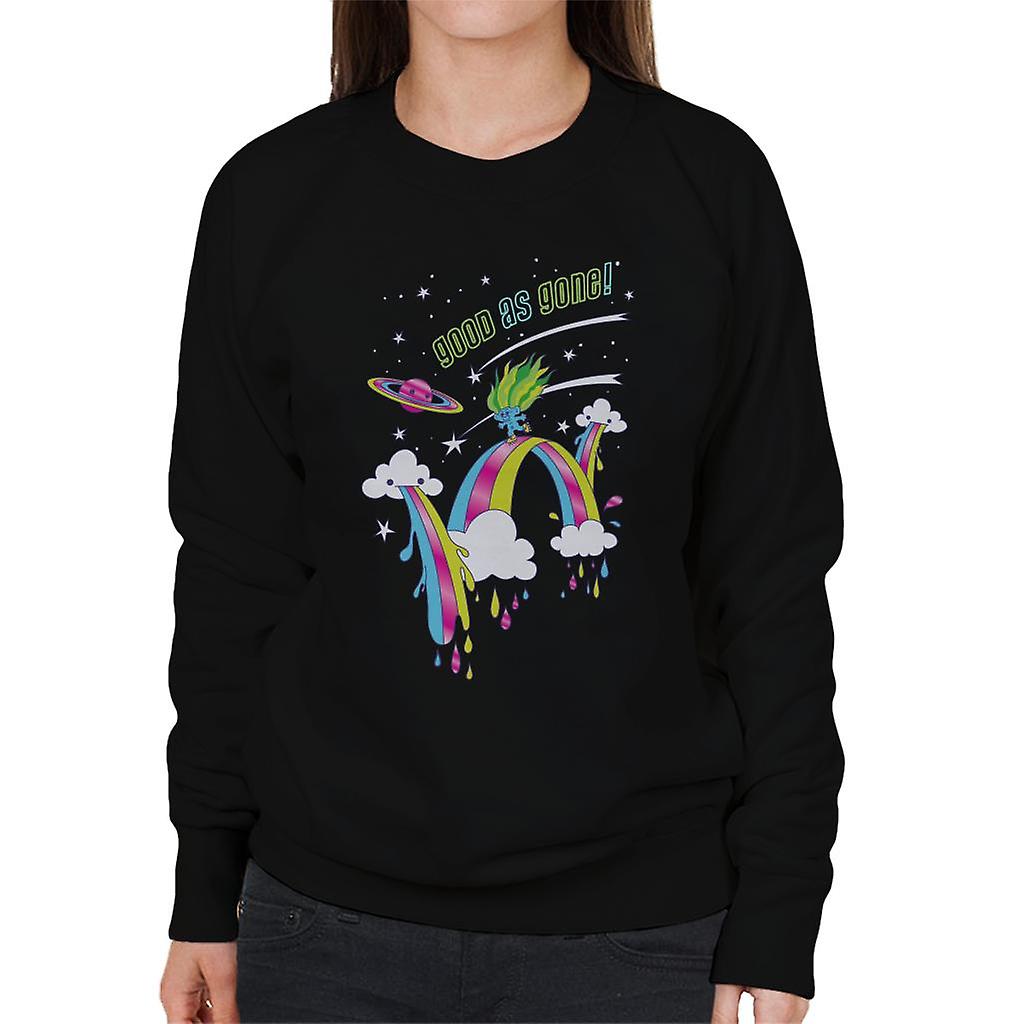 Trolls Good As Gone Rainbow Roller Skating Women's Sweatshirt