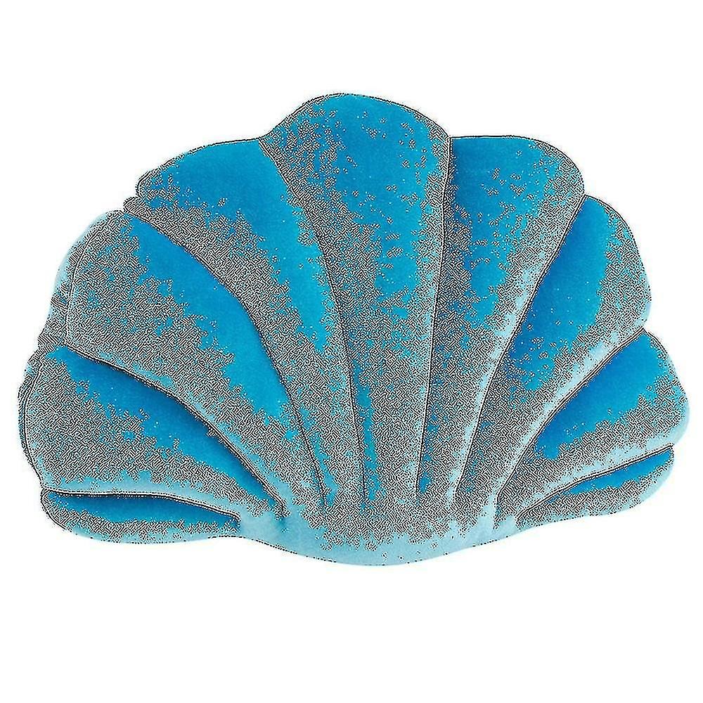 Trendy shell decorative pillow velvet pillowcase ocean theme shell conch decoration