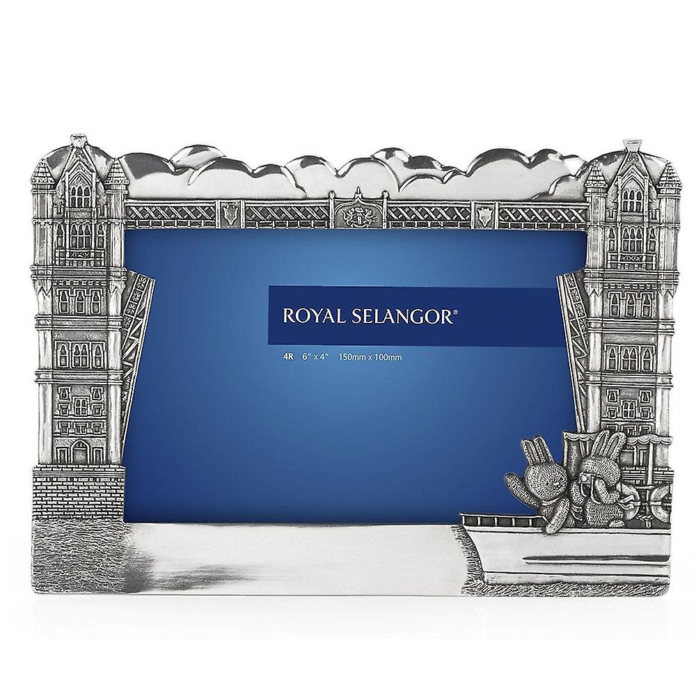 Royal Selangor Bunnies Day Out Collection Pewter Tower Bridge Photoframe 4R