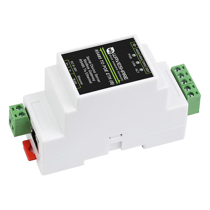 Industrial Modbus Mqtt Json Server Rs485 Rj45 Ethernet Tcp/ip To Serial Rail-mount Support With Poe Function(optional)