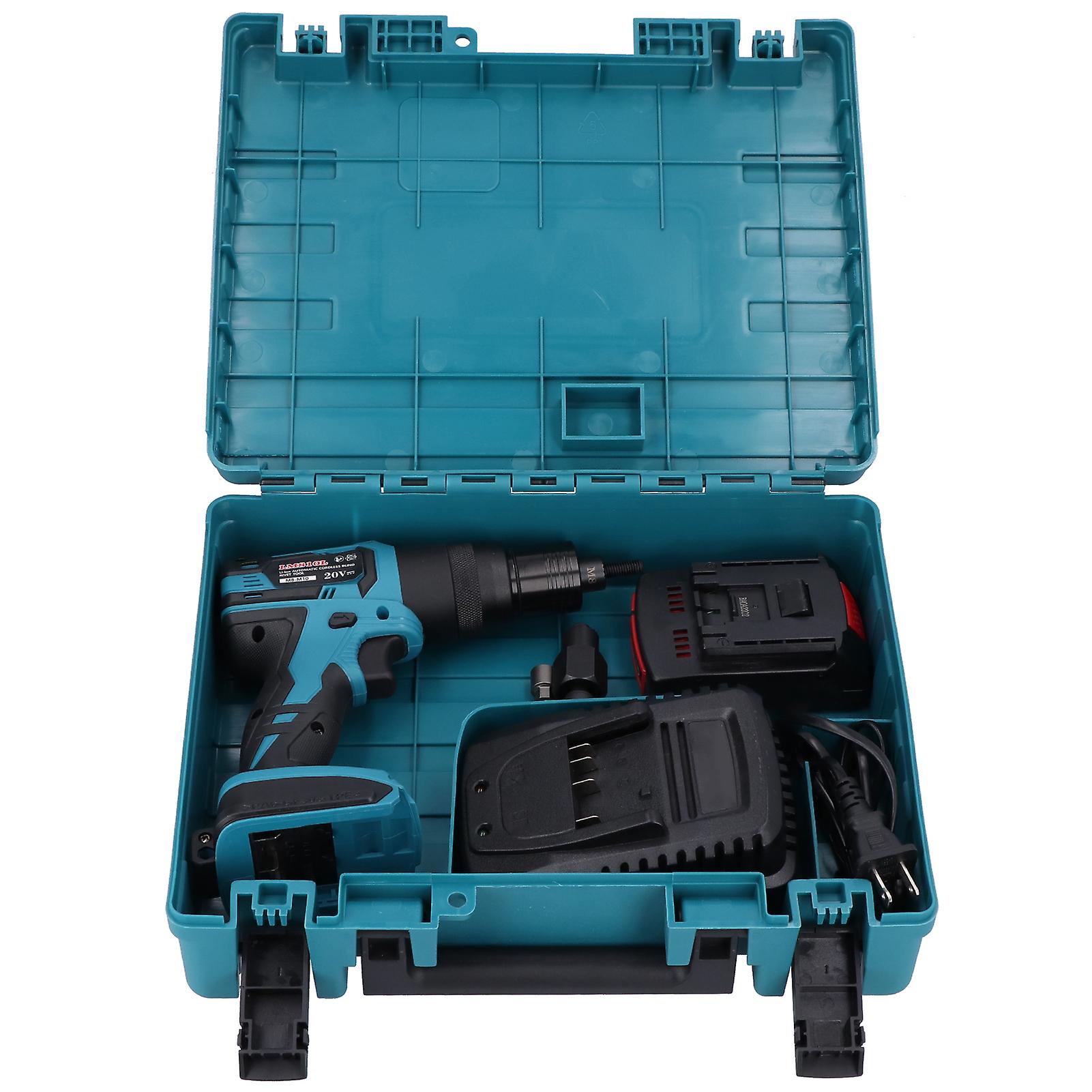 Electric Automatic Brushless Rechargeable Rivet Gun Tool Machine KPLM810L 100v240v1 Battery