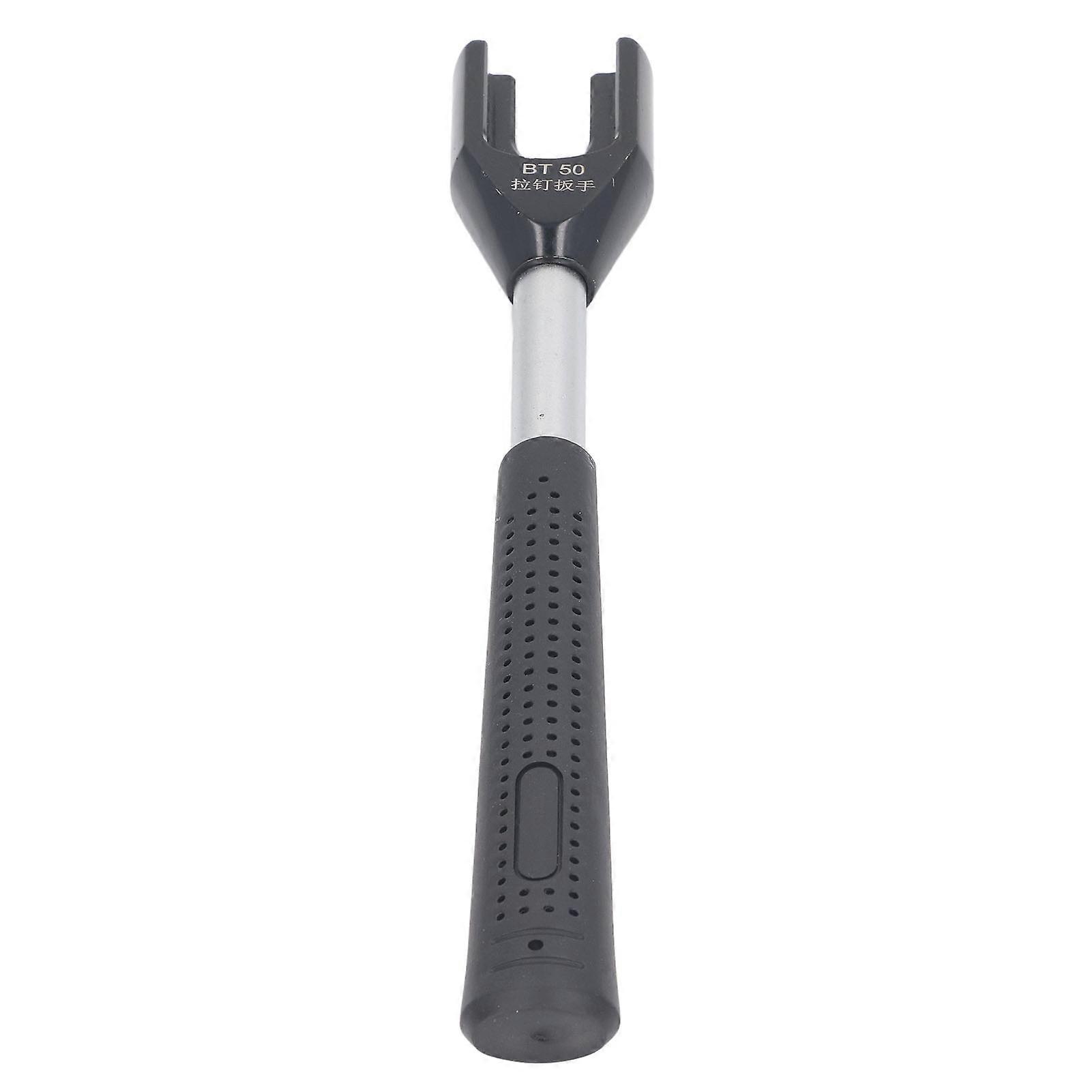 BT50 Pull Stud Wrench 45 Degree Non Slip Rubber Handle Portable CNC Pull Stud Spanner