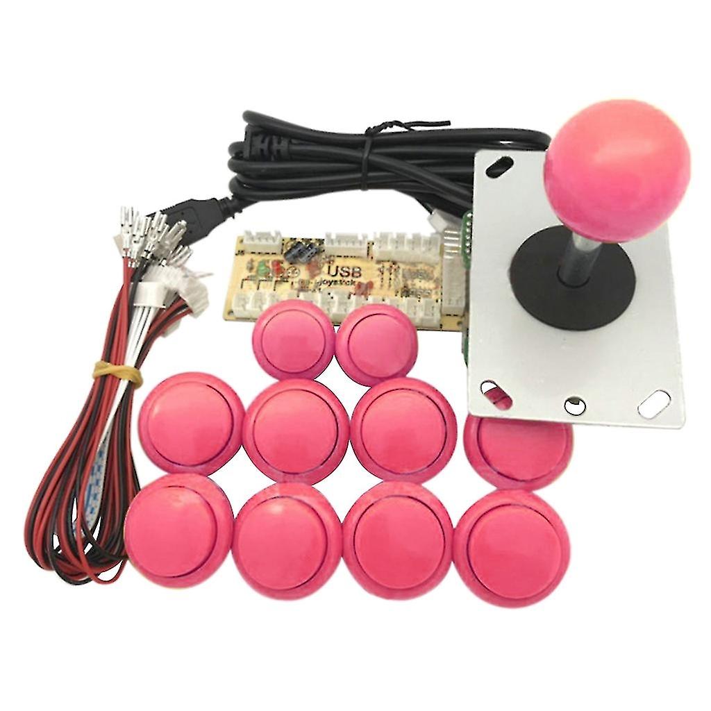 Players Led Arcade Diy Kit For Usb Pc Game Diy Controller Diy Arcade Joystick