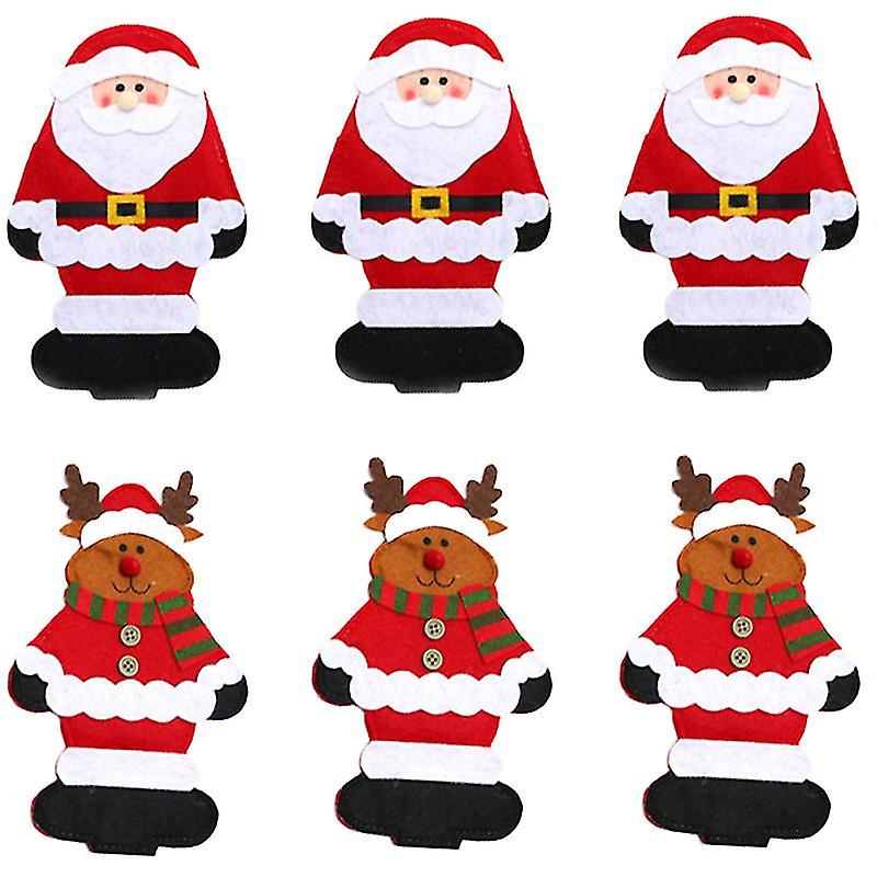 6pcs Xmas Tableware Cover