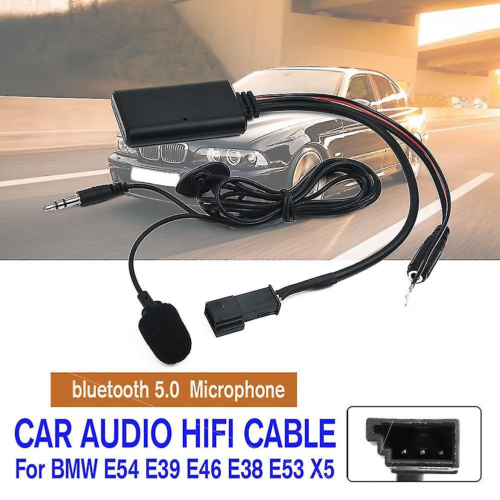 12v Car Audio Hifi Cable Adaptor Bluetooth 5.0 + Microphone For Bmw E54 E39 E46 E38 E53 X5 Bluetooth