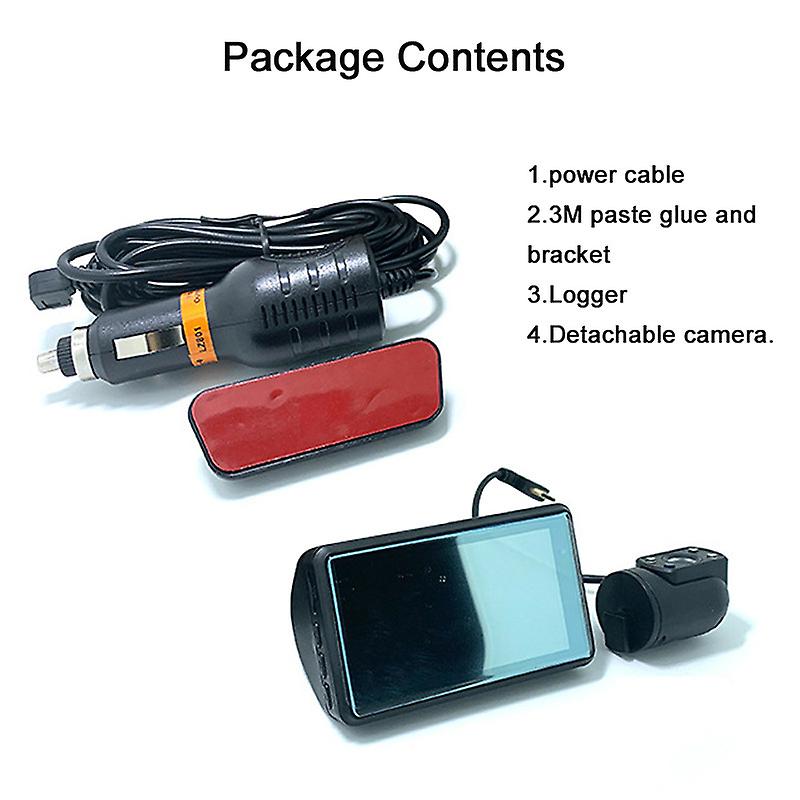 Dash Cam Dual Camera Hd Inside Camera 2 Lens Car Recorder Car Dvr Recorders Dash Cam Auto Black Box
