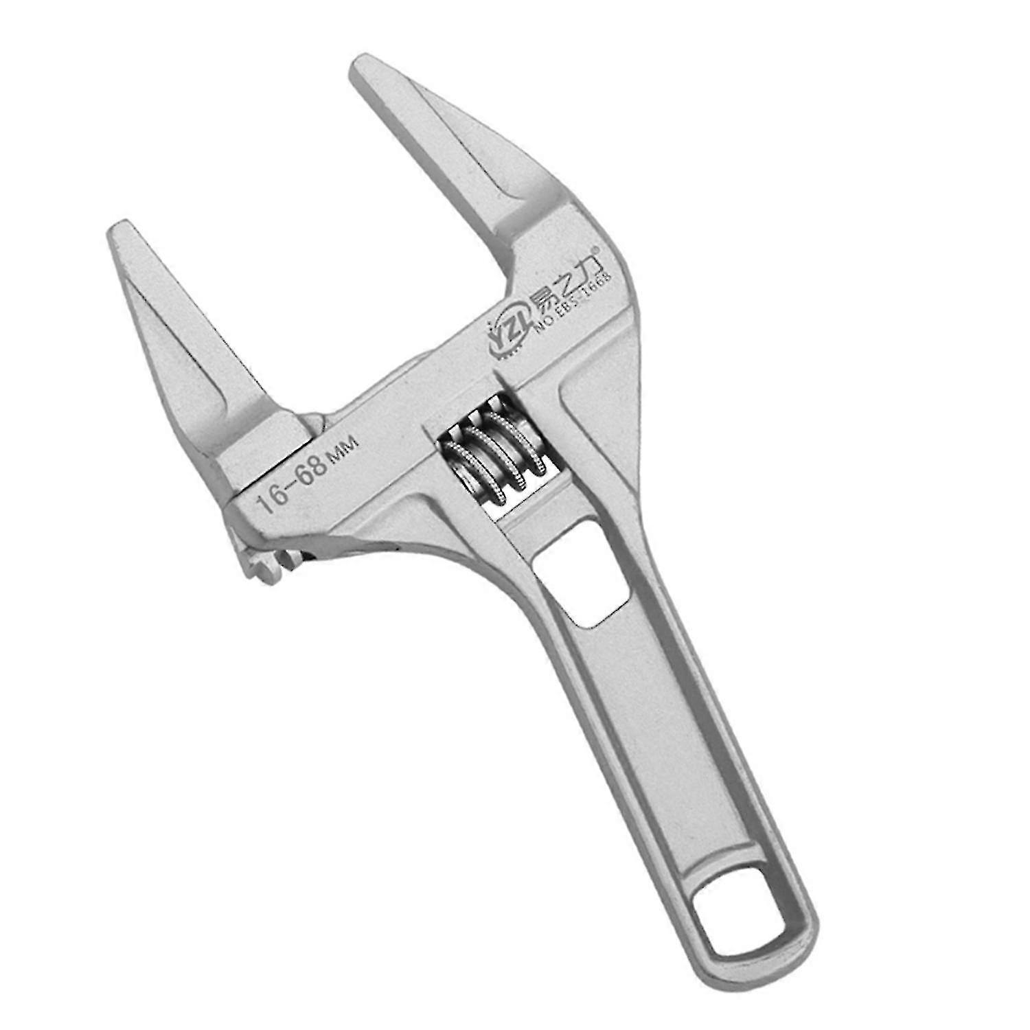 Multifunctional Short Handle Wide Mouth Wrench Adjustable Spanner Hand Tool-Yvan