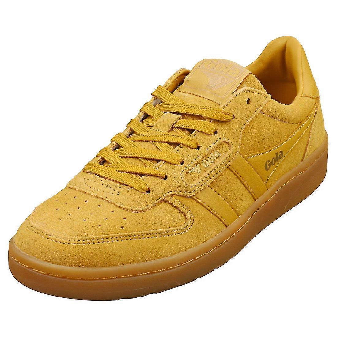Gola Hawk Womens Fashion Trainers in Mustard