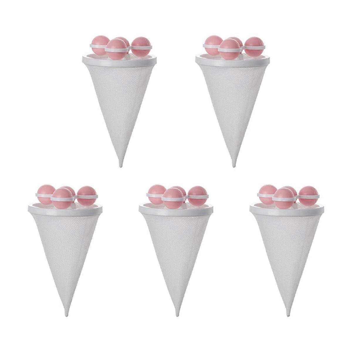 Floating Hair Filtering Mesh Removal Washing Machine Wool Device, Washing Machine Hair Filter Cleaning Mesh Bag,Pink