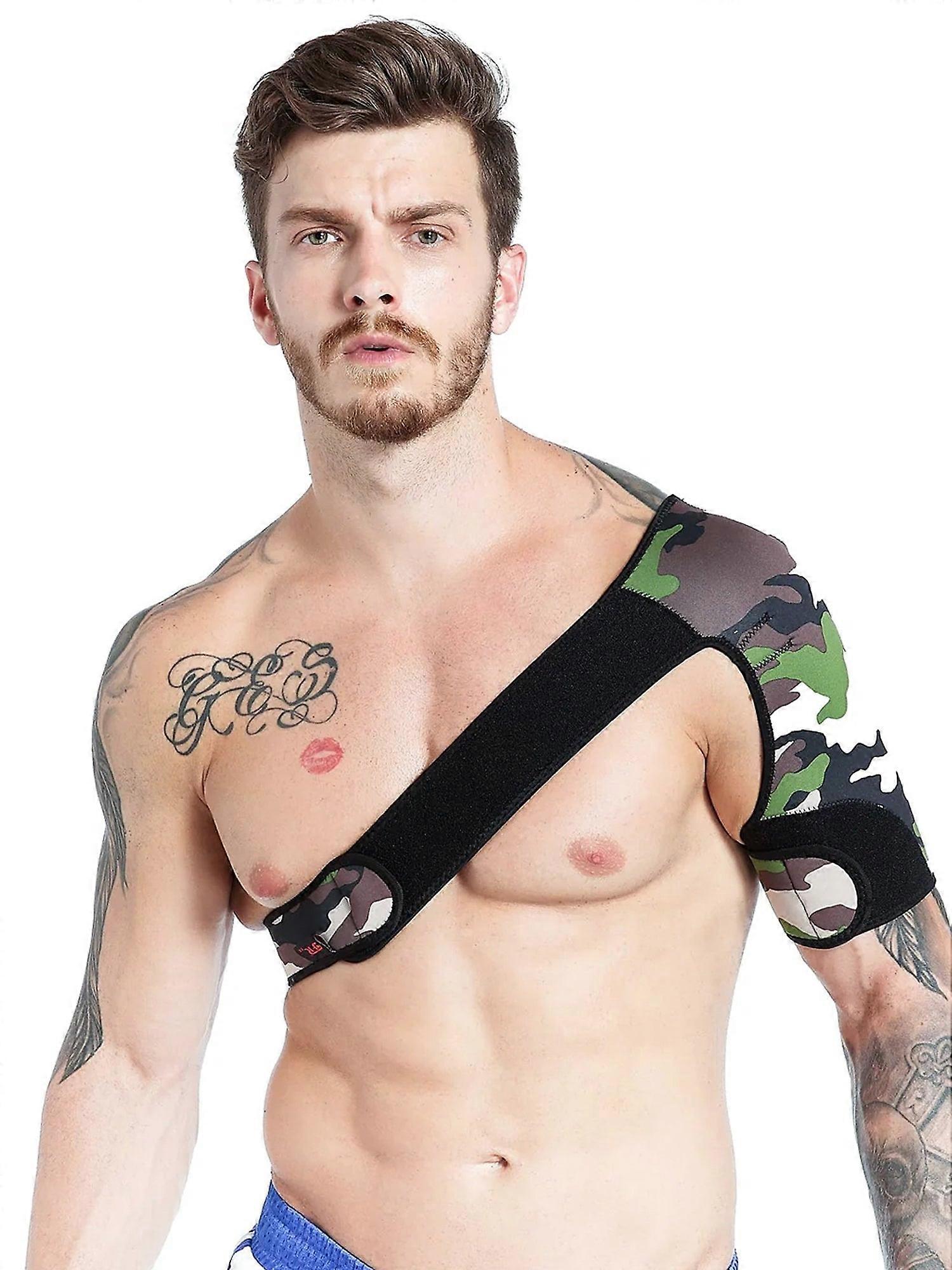 Men's One Shoulder Neoprene Camel Harness