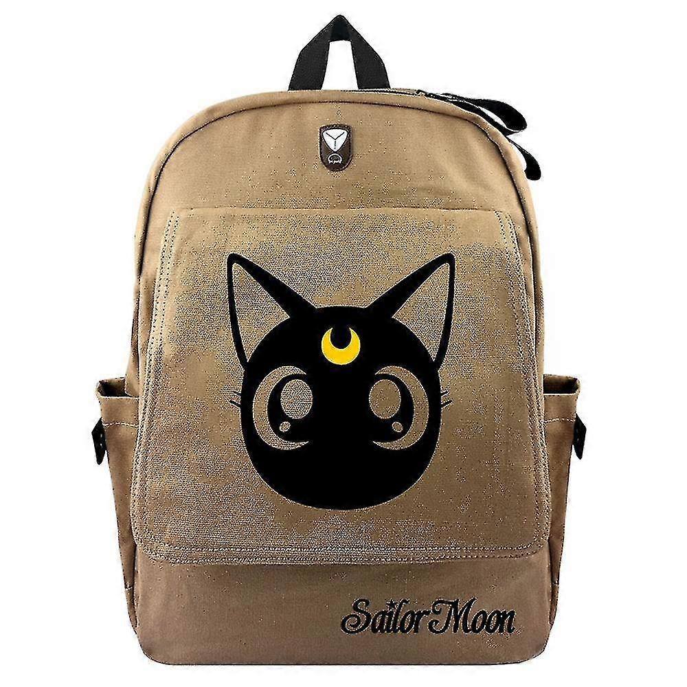 Sailor Moon Cartoon Print Backpack College Style Backpack